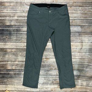 KUHL Trekr Straight Leg Hiking Stretch Pants Womens 14 Regular Grey Outdoors